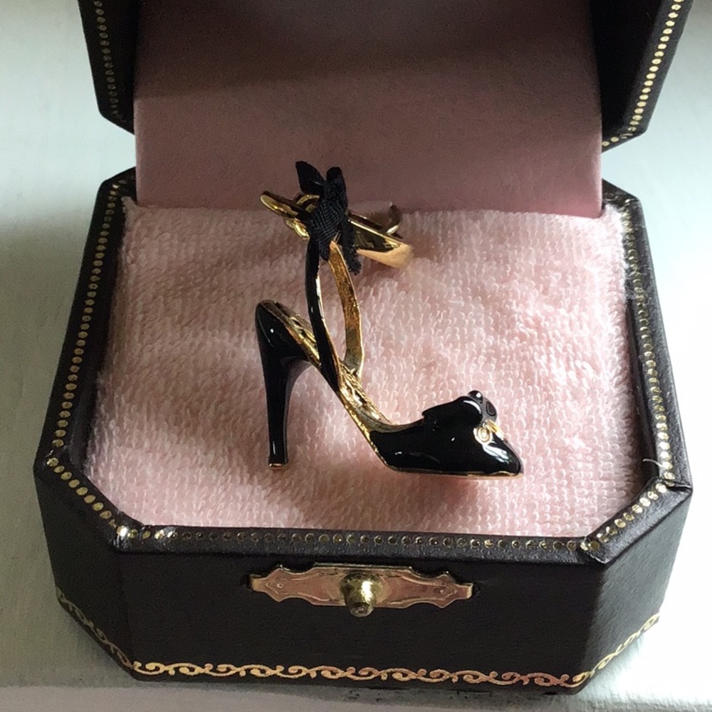 NEW!! Juicy Couture Black High Heel Charm - Picture 2 of 4